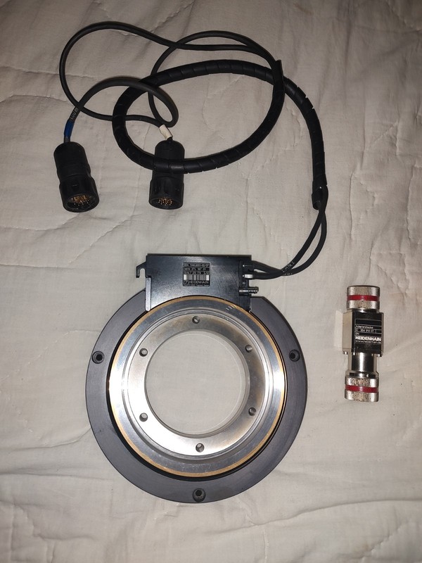 Heidenhain Lot :Scale Drum/Scanner/Collar/Adapter-Connector 
