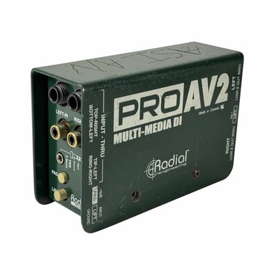 Radial ProAV2 MultiMedia DI Two-Channel Multimedia Direct Box
