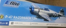 E-flite RC Airplane P-47 Razorback 1.2m BNF B...