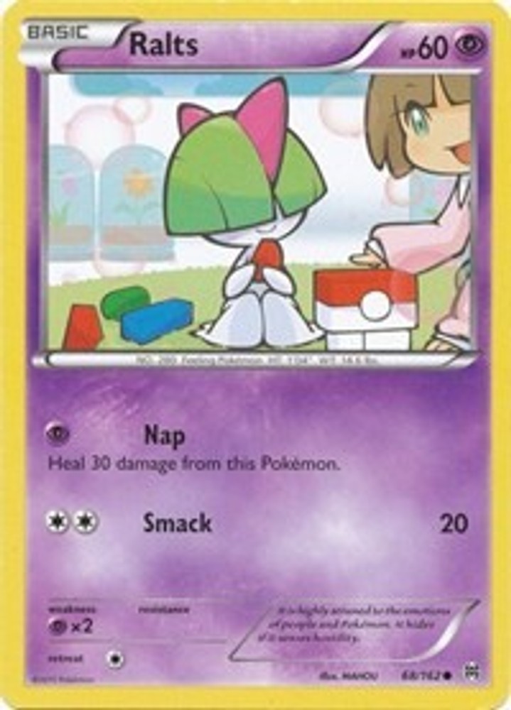 Pokemon Ralts (68): BKT 68/162 LP MAHOU