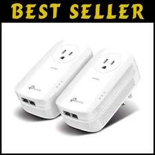 Powerline Ethernet Adapter - AV2000 Speed, Plug Pair & Play