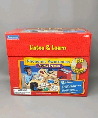 Lakeshore Listen & Learn Phonemic Awareness Activity Program CD Version JJ327