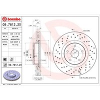 Brembo 2X Bremsscheibe Vorne Ø326 Gelocht/Innenbel. FüR Subaru WRX Stufenheck