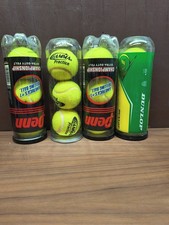 Lot of 4 Cans of Tennis Balls 3 New Sealed and one open. All new balls.