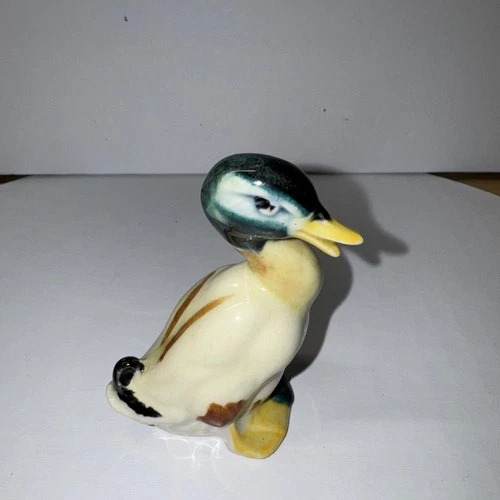 STANGL POTTERY BIRDS SMALL QUACKING MALLARD DUCK FIGURINE