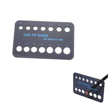 Billiard Cue Tip Measure Tool, Cue Tip Size Measure Tool Black