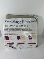 Cool Magic Pillow, Pressure Activated Massager Pillow, Great 4 Back/Foot Pain A