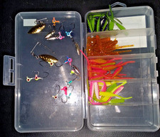 #2VANZ BADAZZ Crappie BAIT 60 2" Zippers with 12 jig Two spinners in a FREE Box
