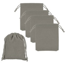 Bluetooth Headphone Bag, 5 Pcs 3.94x3.15 Inch Headset Carrying Pouch Gray