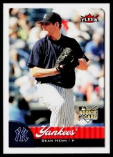 2007 Fleer #330a Sean Henn : Blue