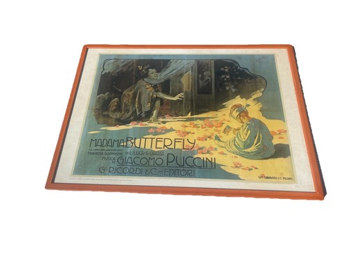 Madame Butterfly Giacomo Puccini Print Hohenstein 29+21’ Framed - Picture 1 of 9