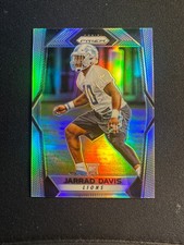 2017 Panini Prizm Silver Prizm Rookie Card RC #244 Jarrad Davis Detroit Lions. rookie card picture
