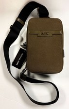 Michael Kors Malone Sling Bag Olive Leather C...