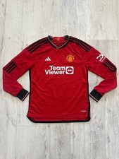 MANCHESTER UNITED 2023/2024 GARNACHO#17 HOME FOOTBALL SHIRT SOCCER JERSEY ADIDAS