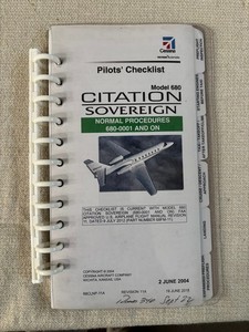 Pilots Checklist | eBay