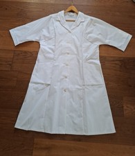 Kittel Arbeitskittel Schürze  Damen #46 weiß neu Berufskleidung  G.Schmidt 