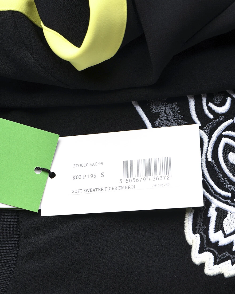 Felpa Kenzo Sweatshirt Hoodie Donna Nero 5AC 2TO010 99 Tg. S