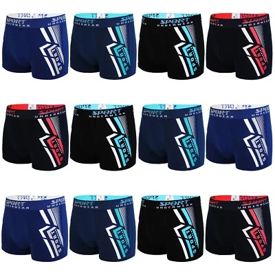 TEXEMP 4er-12er Pack Herren Boxershorts Unterwäsche Baumwolle Unterhose Boxer Shorts