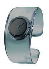 ISSEY MIYAKE SILAW002 Smoke Bangle Quartz Wat...