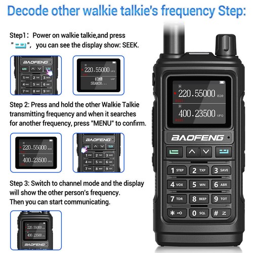 Baofeng UV-17 Pro L Walkie Talkie Long Range Rechargeable Ham Radio Transceiver - Picture 3 of 12