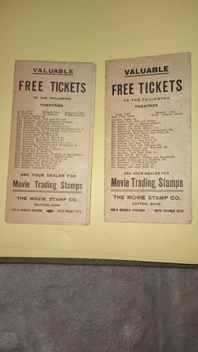 Antique 1914 Movie Stamp Company Trading Stamps/Certificates of Stock Dayton Oh - Picture 20 of 24