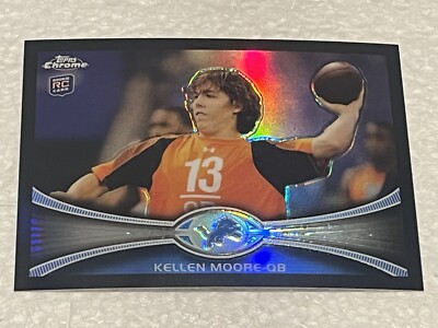 2012 Topps Chrome Kellen Moore #27 Rookie RC Black Refractor 135/299. Eagles OC.