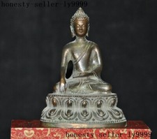 Tibetan Buddhism temple bronze Shakyamuni Sakyamuni Shakya Mani Buddha statue