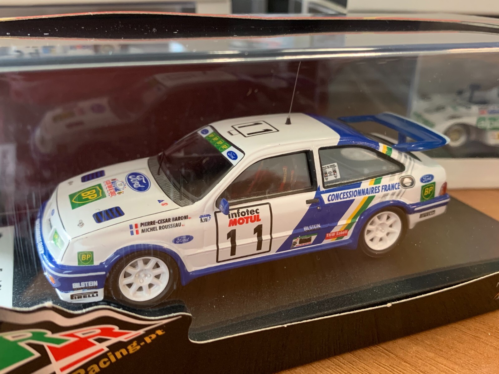 Trofeu RRfr53 Ford Sierra Cosworth Tour de Corse 1989 N11 Baroni 1/43