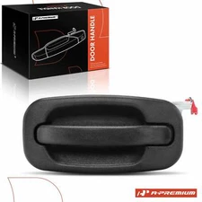 A-Premium Black Exterior Door Handle Rear Left LH for Chevy Silverado GMC Sierra