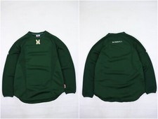 00s Vintage Majestic Therma Base Baseball Green Jersey Pullover Size M-L