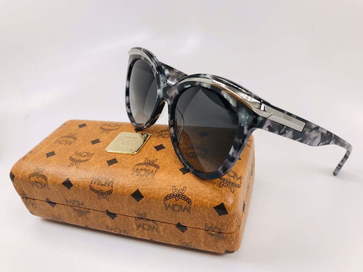 New MCM 678S 033 Grey Marble Sunglasses 55mm with Case | eBay