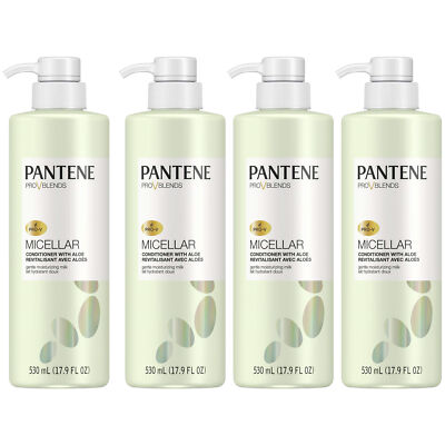 4-Pantene Micellar Conditioner, Pro-V Blends, with Aloe Gentle Moisturizing Milk