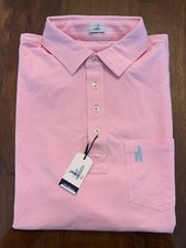 NWT MEN'S JOHNNIE-O POLO, SIZE: S, COLOR: LIGHT PINK M26 