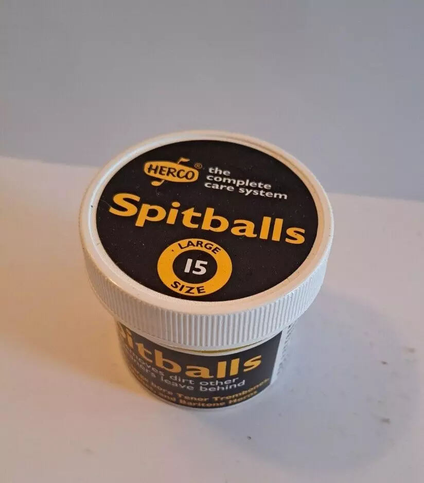 Herco Spitballs Large size 15 ct per bottle Great For Trombone