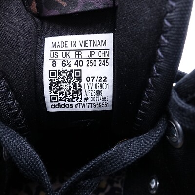 Size 8 Women's adidas Originals Nizza Trek Leopard Platform