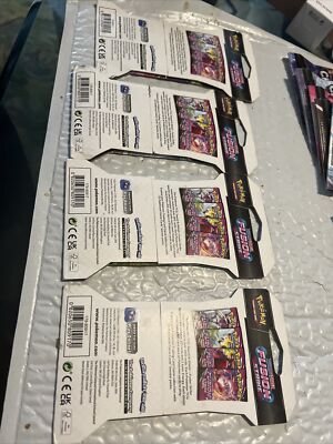 Pokemon TCG Fusion Strike SLEEVED Booster Packs (art set) Lot Of 4 Packs  NEW 820650809170| eBay