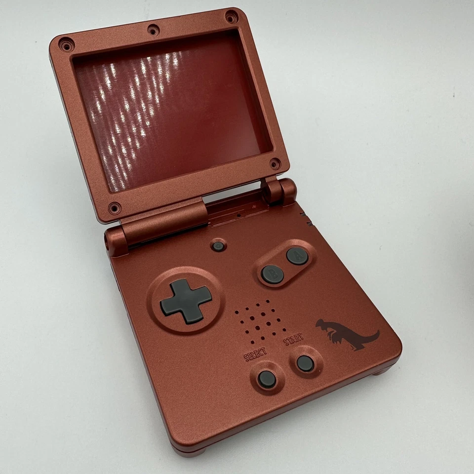 Game Boy Advance SP Replacement Housing Shell GBA W/ Glass Lens Groudon Ruby - Image 4 of 4