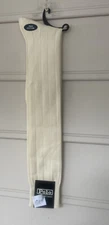 Vintage New Polo Ralph Lauren Cotton Dress Sock Cream, Long, Made In Japan
