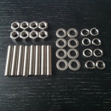 Pinto Stainless Exhaust Manifold Studs & Nuts Ford Escort Mk1 Mk2 Capri Cortina