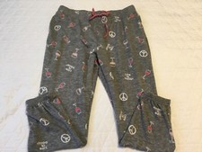 Life Is Good Wine Glasses Lounge Sleep Pajama Pants Medium Gray