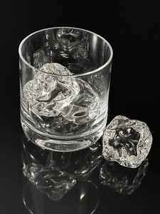 Prop Fake Ice Cubes Glass Handmade for Studio Photography