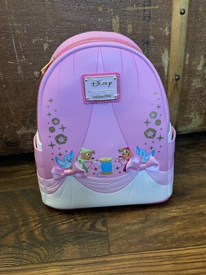 Loungefly Disney Cinderella Pink Dress Mini Backpack NWT