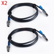 X2 GYK61 External Mini-SAS SFF-8644 to SFF-8644 HD SAS Cable For Dell GYK61 2M