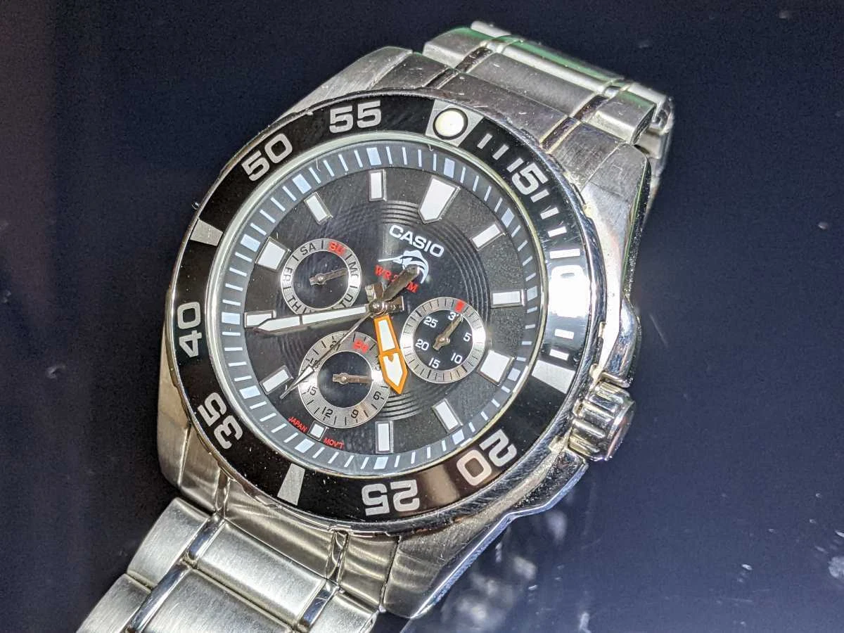 Casio G SHOCK MDV 302 Chronograph Men s Dive Quartz Duro Watch Used