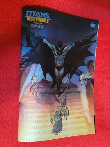 Titans Beast World #3- CVR B Clayton Henry Lenticular Variant, 2023, VF/NM