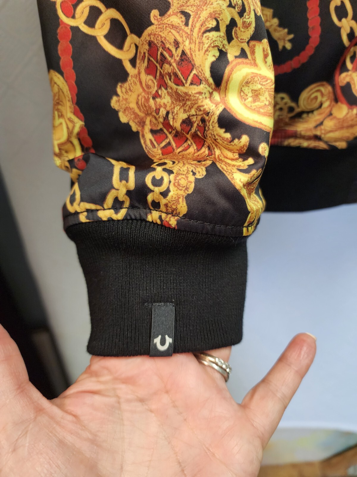 True Religion XL NEW! Limited Edition Reversible Bomber Jacket $695 image 3