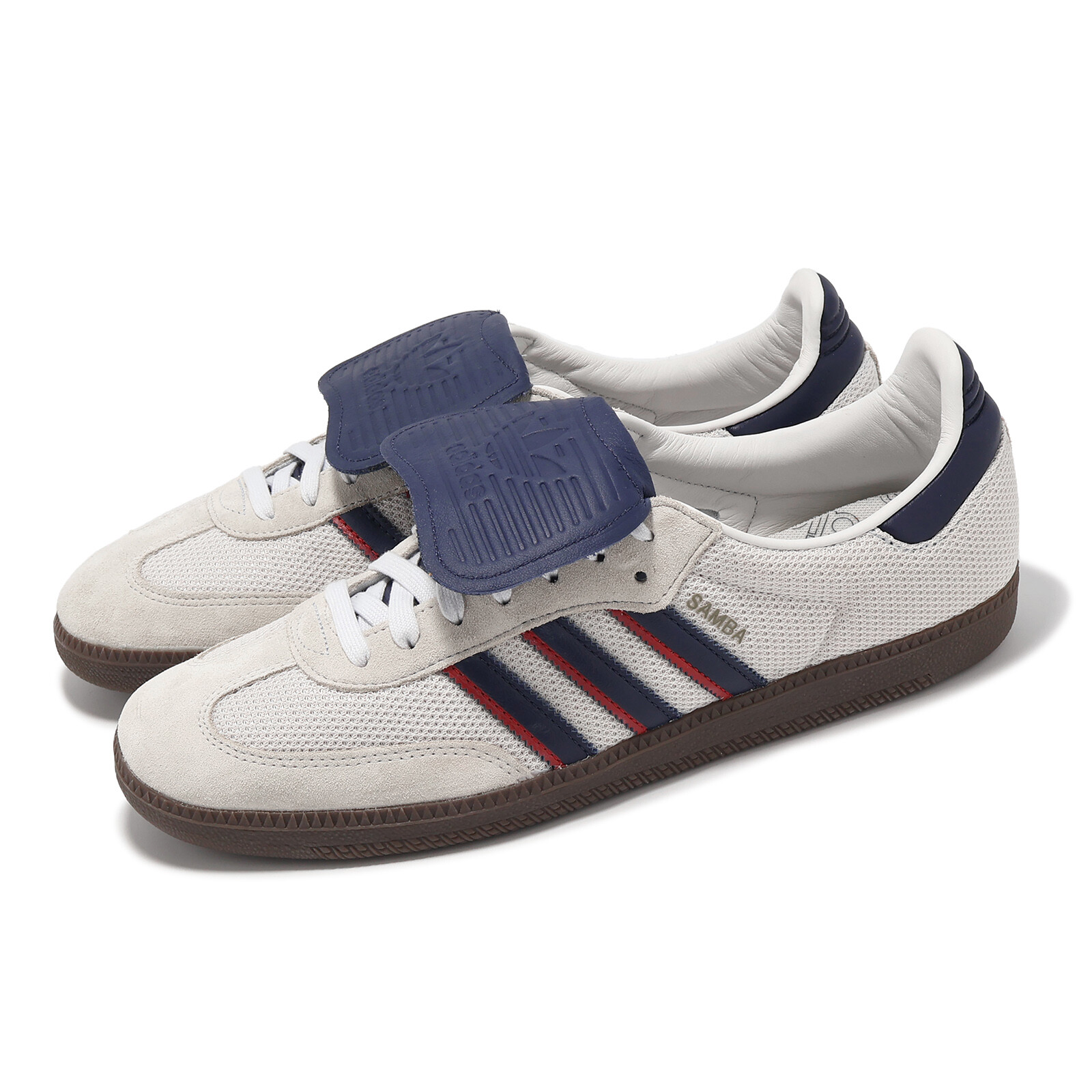Adidas Originals Samba LT Crystal White Dark Blue Мужская повседневная обувь унисекс IE9169