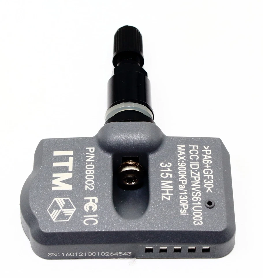 4 sensores de presión de neumáticos negros brillantes GMC Yukon Denali TPMS de 315 mhz Foto 4 de 4