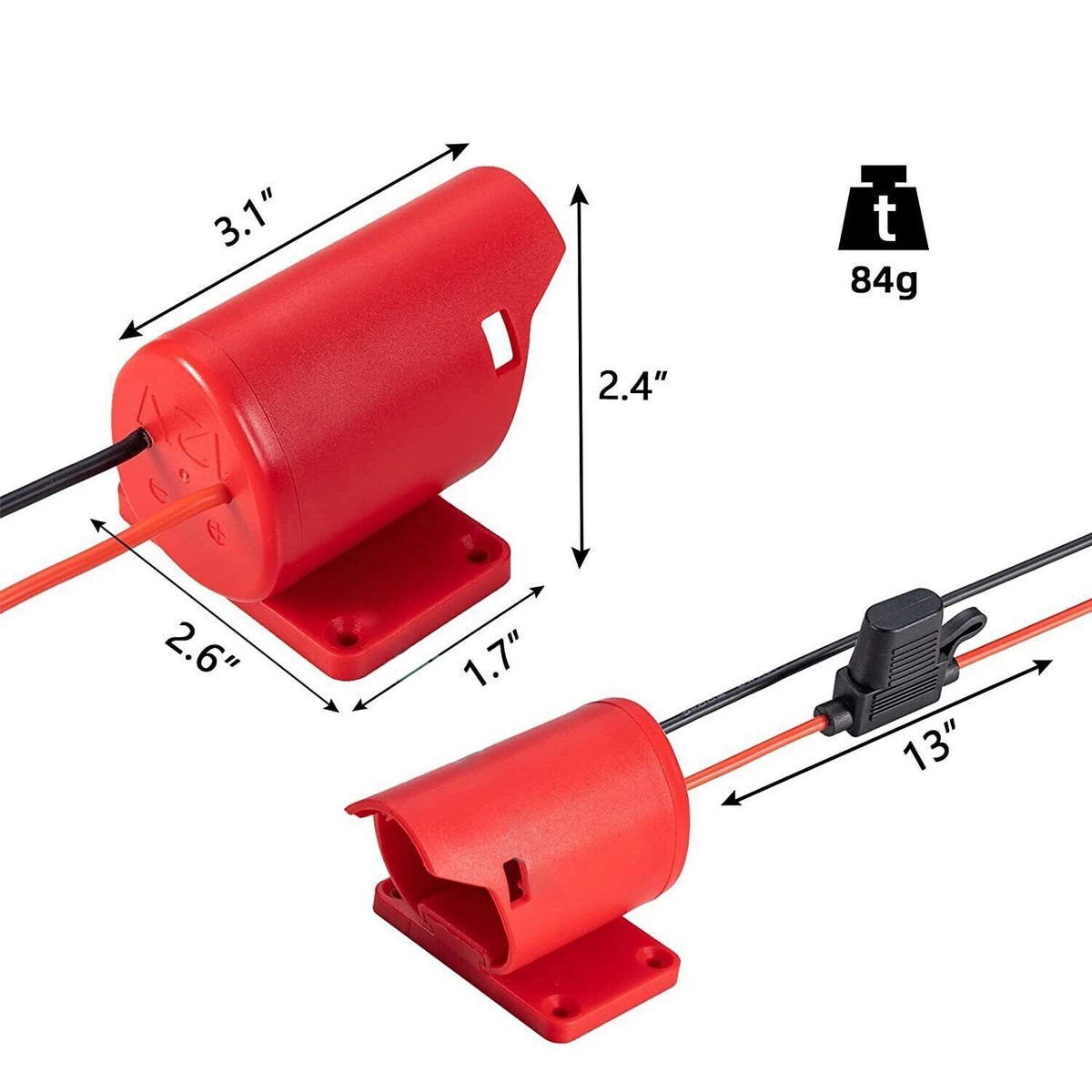 KOEZEOI 2 Packs Power Wheel Adapter For Milwaukee M18 Battery Adapter - View #8