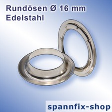 Œillets Ø 16 MM Inox Niro